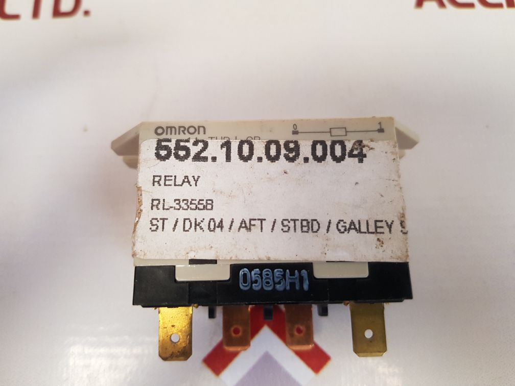Omron rl33558 relay 552.10.09.004