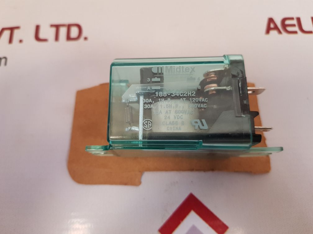 Midtex 188-34c2h2 general purpose relay