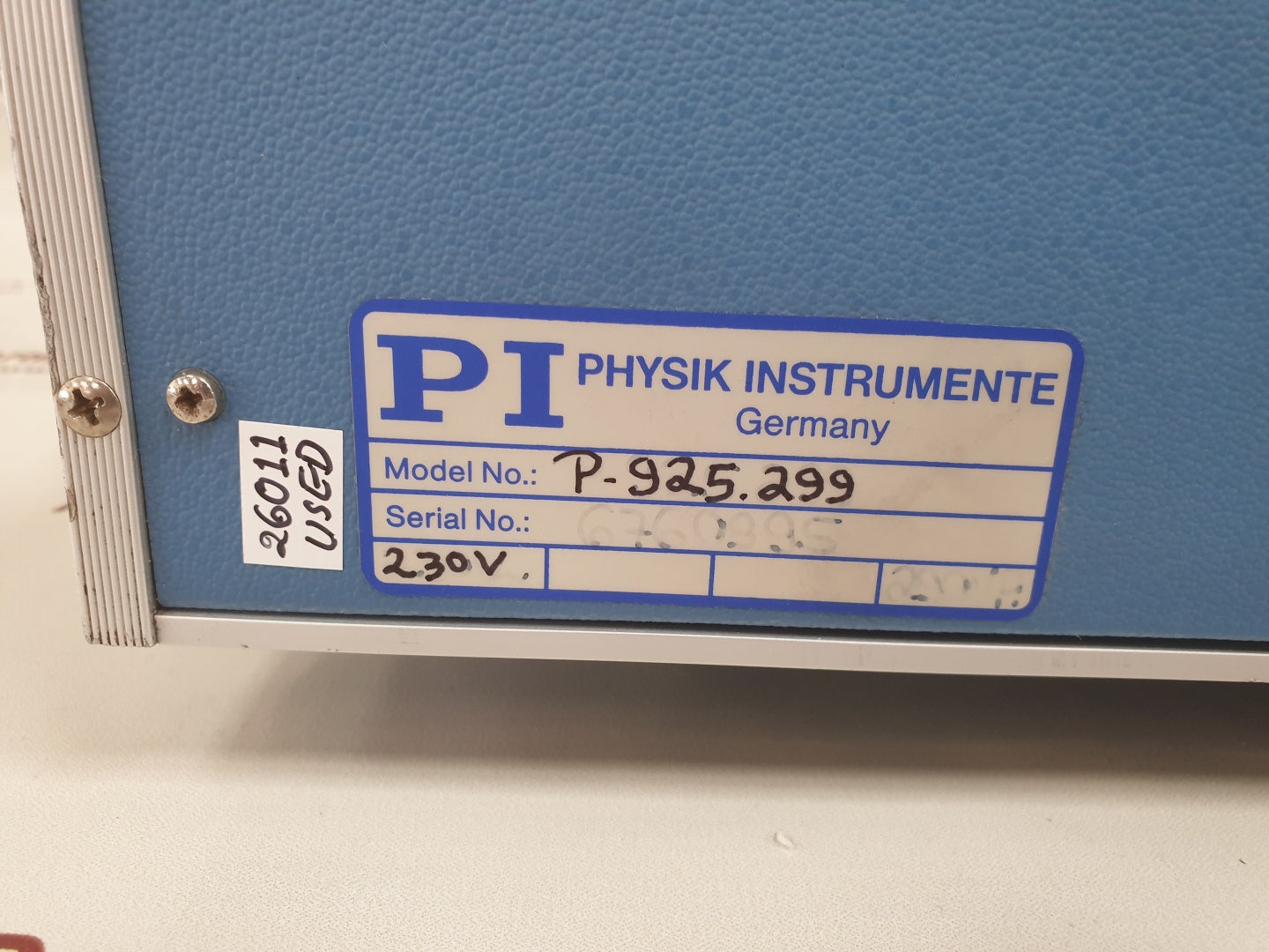 Physik instrumente p-925.299 power supply micrometer positioning system