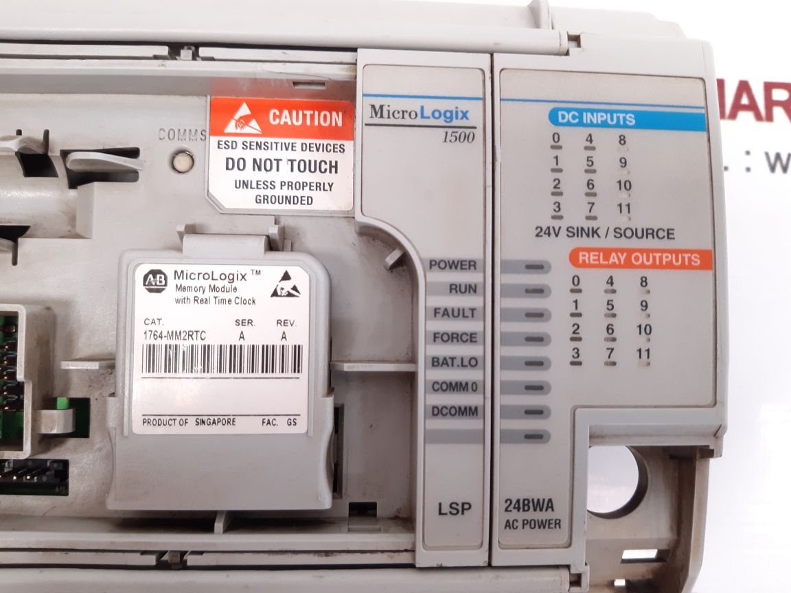 Allen-bradley 1764-lps micrologix 1500 processor module