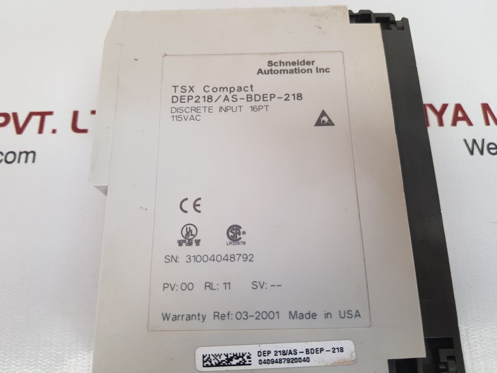 Schneider/aeg dep 218/as-bdep-218 discrete input 16pt module rel:11