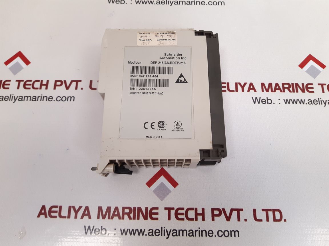 Schneider modicon dep218/as-bdep-218 discrete input module
