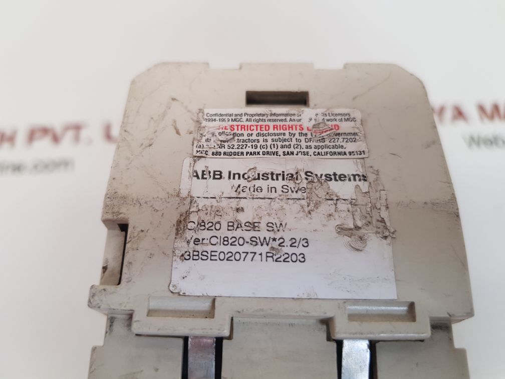 Abb ci820v1 3bse025255r1 redundant communication interface pr: a 