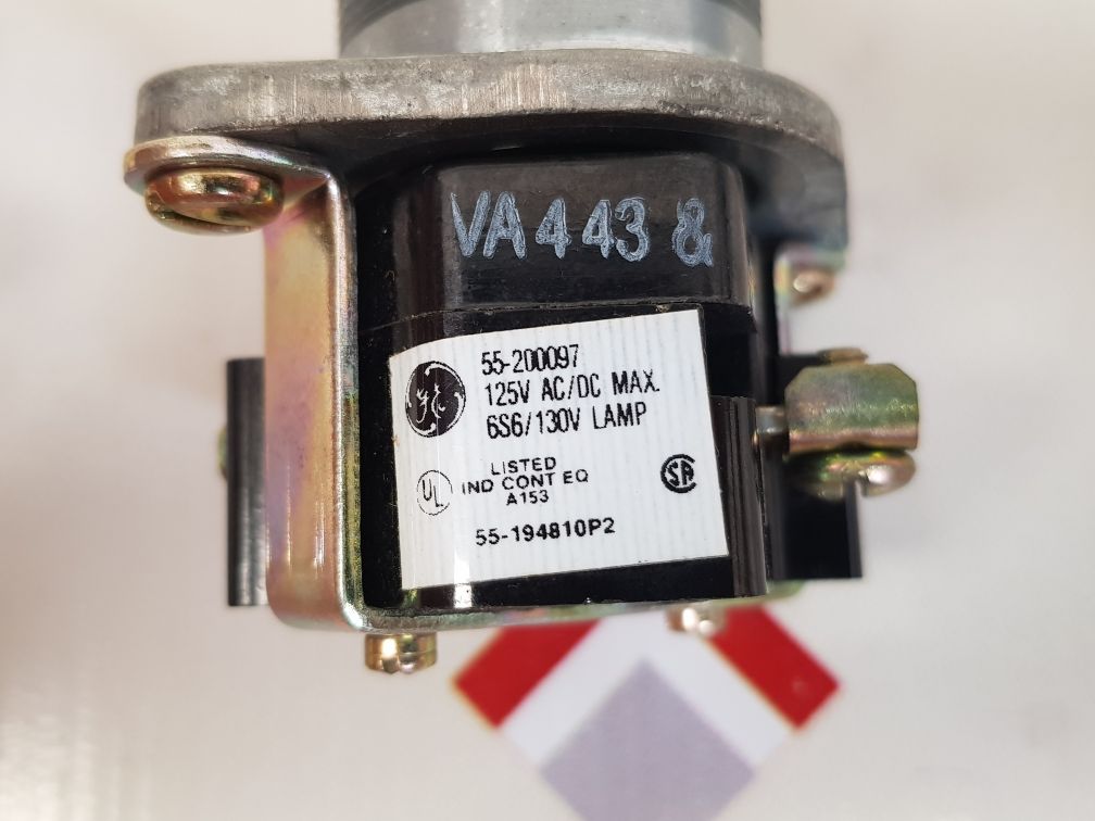 General electric cr2940uc212f2 indicator pilot white light 