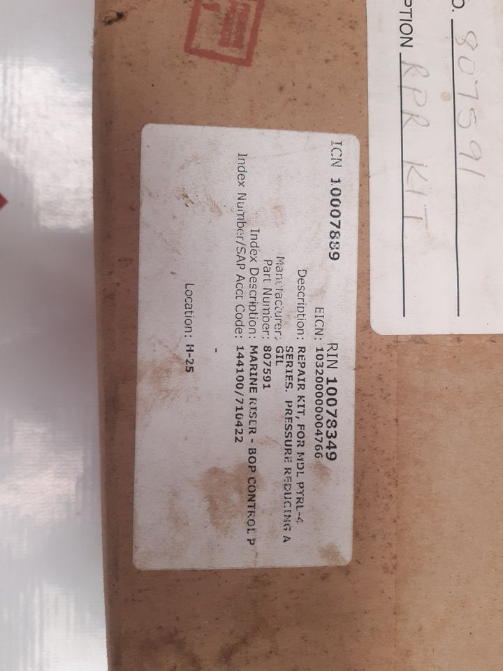 Gil 807591 repair kit