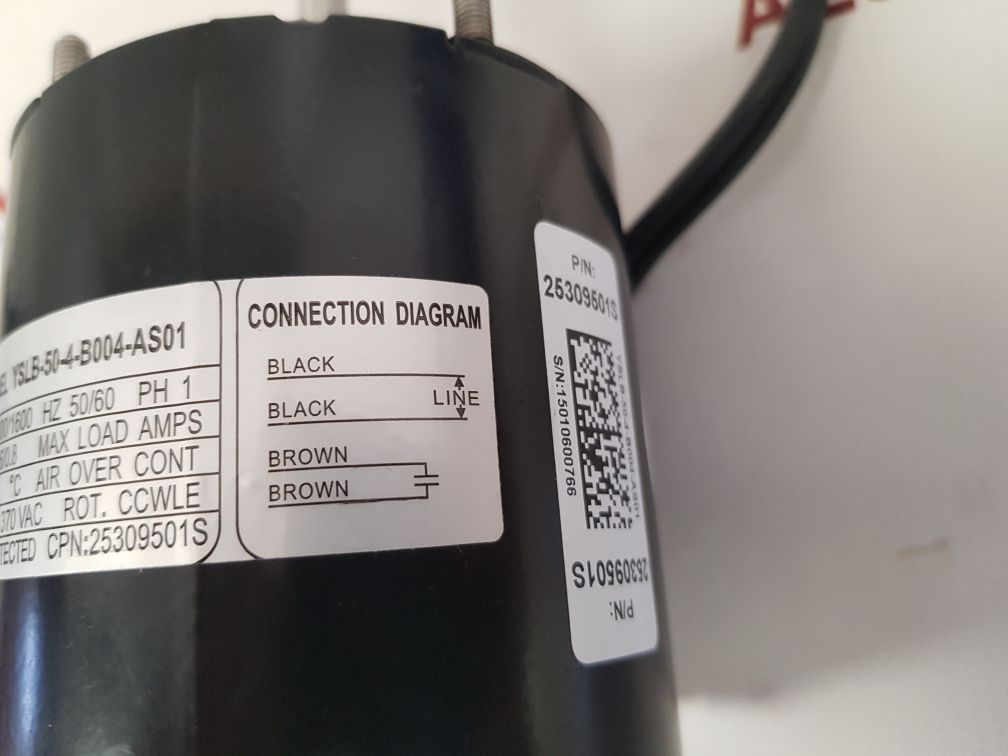 Interlink yslb-50-4-b004-as01 evaporator motor 25309501s