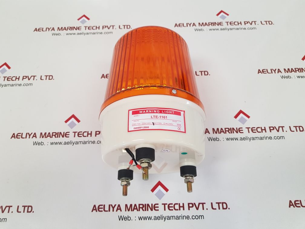 Lte-1161 yellow rotary warning light