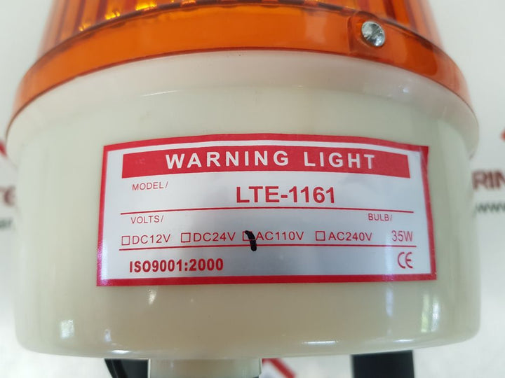 Lte-1161 yellow rotary warning light