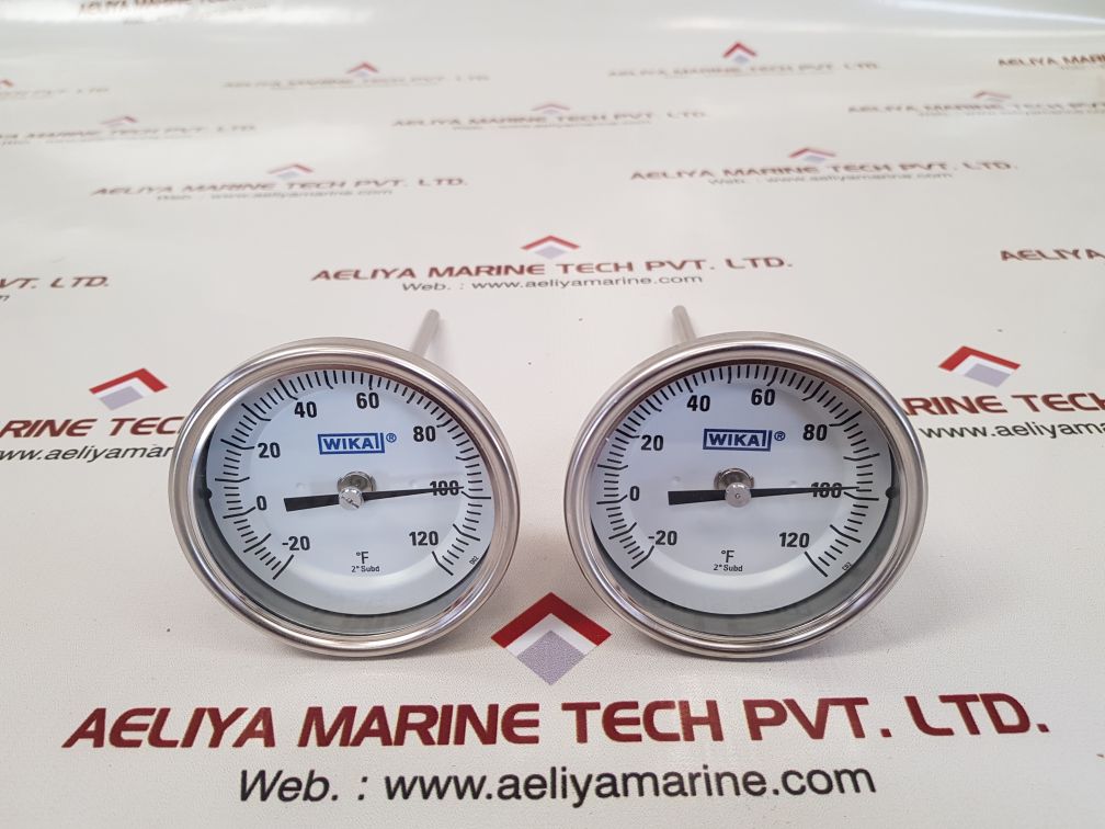 Wika ti.30 bimetal thermometer range: -20 to 120°f