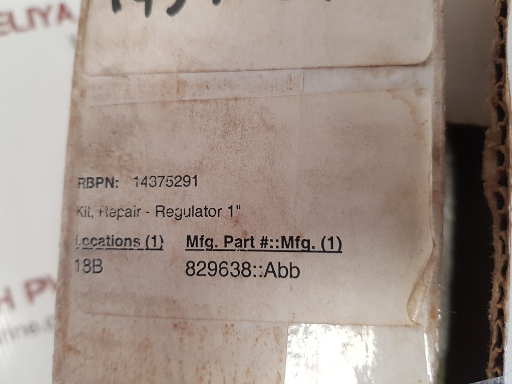Abb 829638 repair-regulator kit