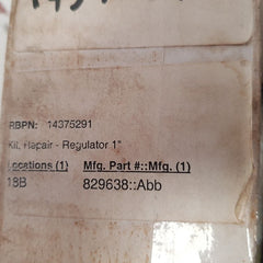 Abb 829638 repair-regulator kit
