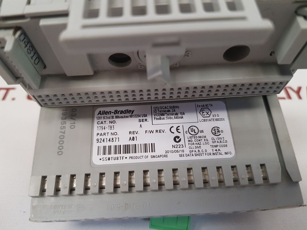 Allen-bradley 1794-tb3 terminal base ser.a
