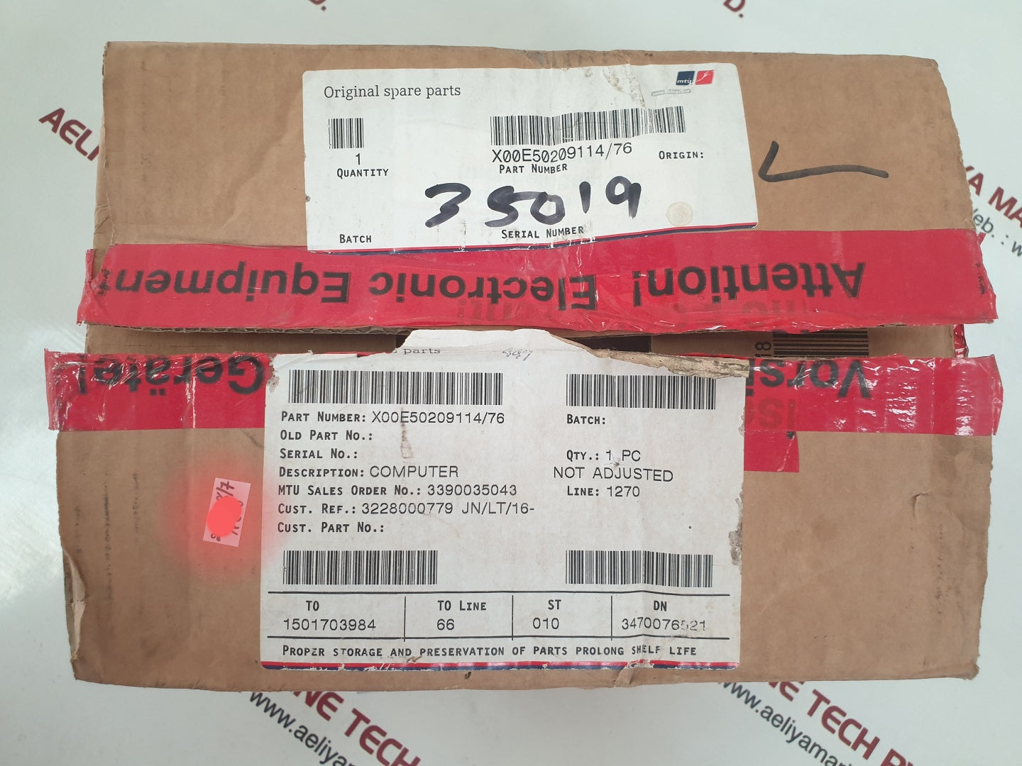 Mtu mpc4-01 pcb card x00e 5020 9114/76 