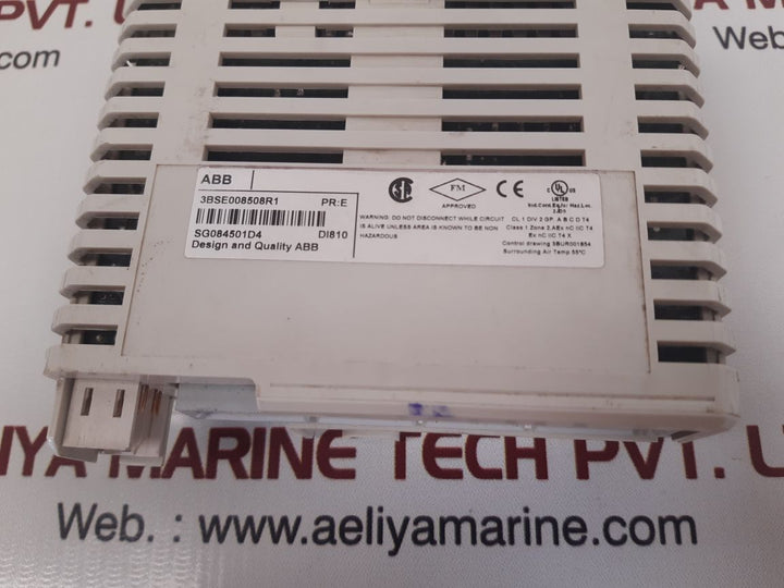Abb di810 3bse008508r1 input module pr:e