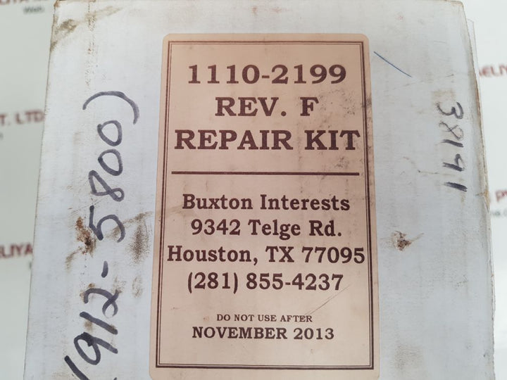 Gil 1110-2199 rev.f regulator repair kit