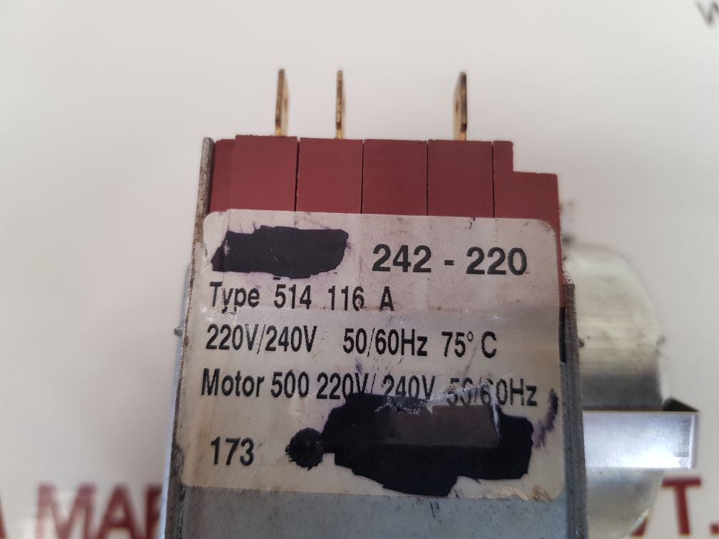 514 116 a girbau washer timer 220v/240v