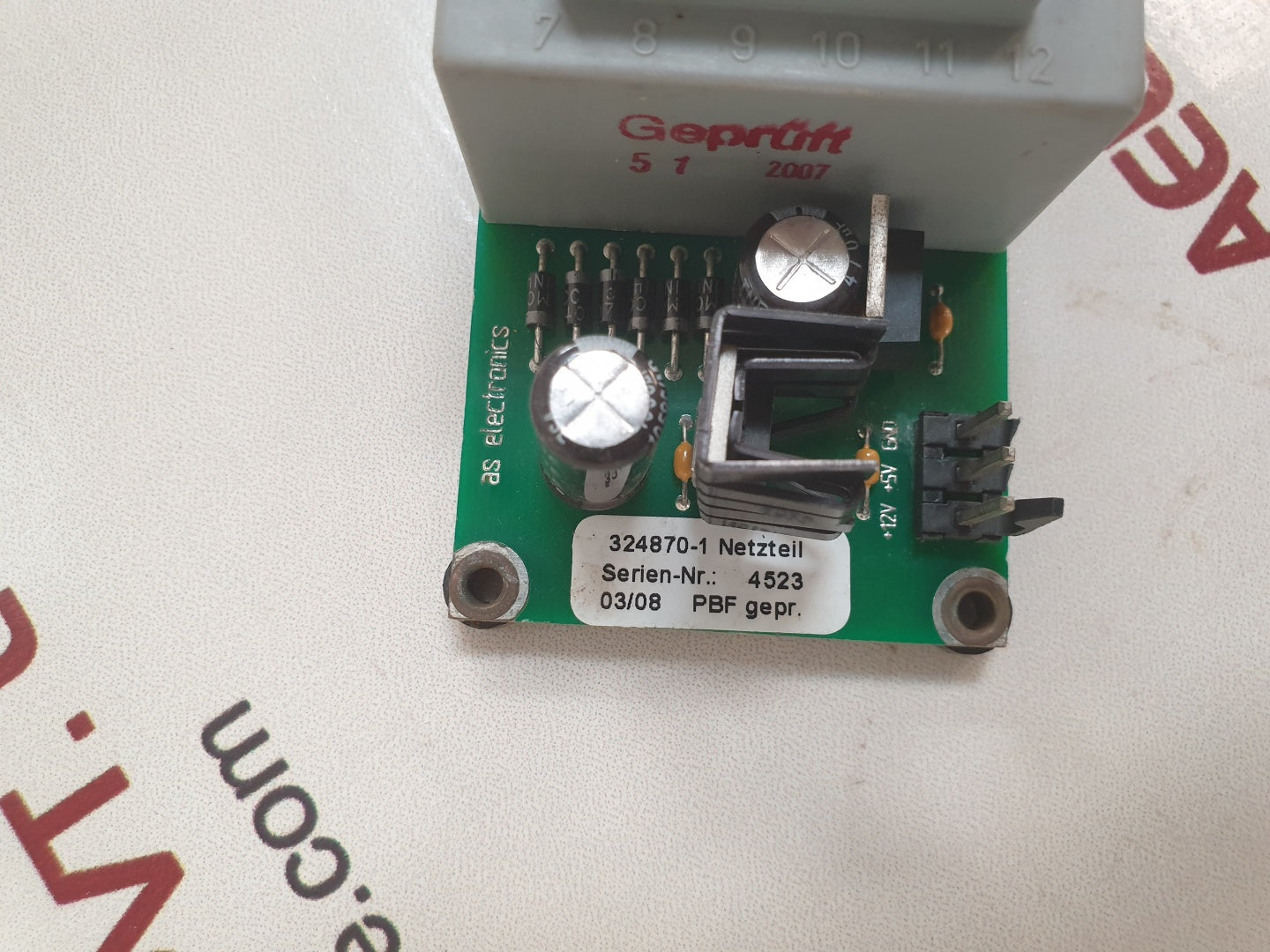 Hobart 324870-1 power adapter card 