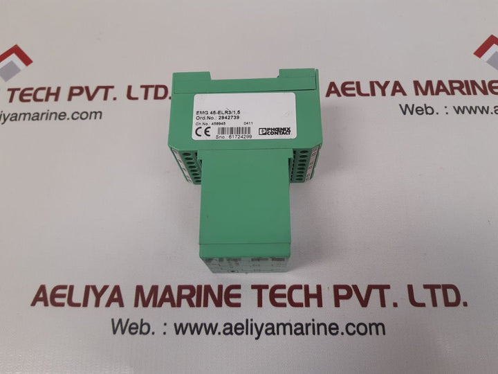 Phoenix contact emg 45-elr3/1,5 relay
