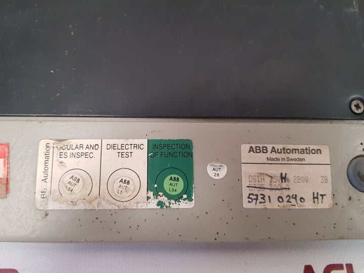 Abb dsih 75vh operators keyboard 