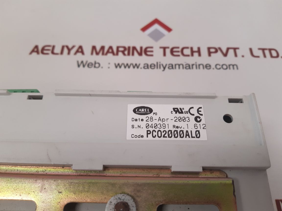 Carel pco2000al0 pco2 electronic programmable controller rev. 1.612 