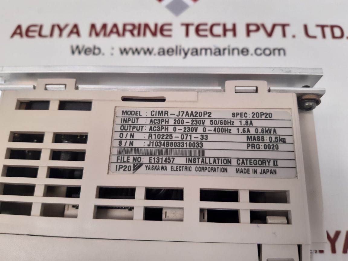 Yaskawa cimr-j7aa20p2 inverter