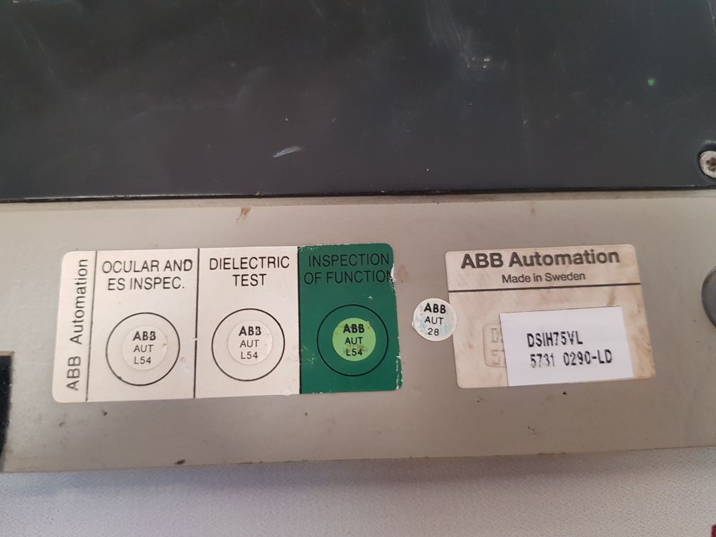 Abb dsih75vl operator's keyboard 57310290-ld