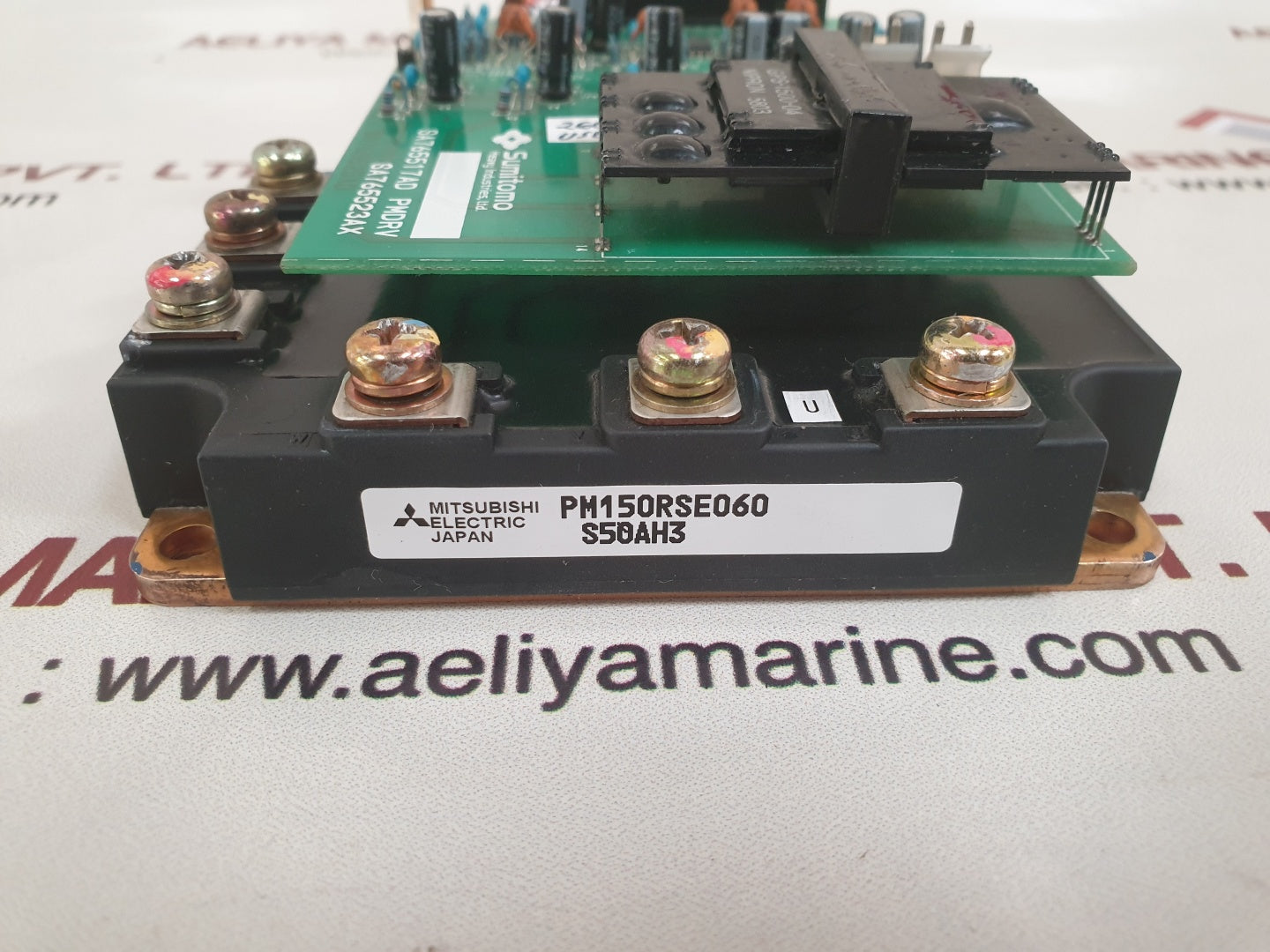 Sumitomo sa765517ad pmdrv circuit board with mitsubishi pm150rse060