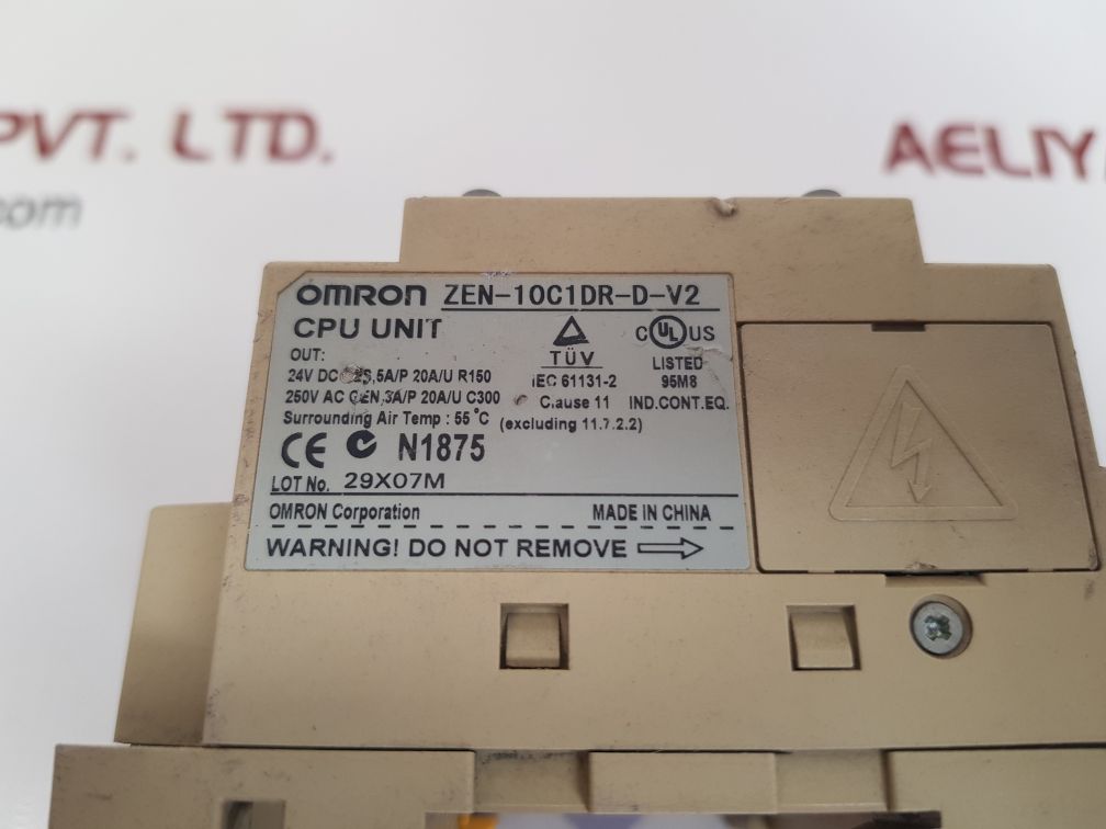 Omron zen-10c1dr-d-v2 cpu unit