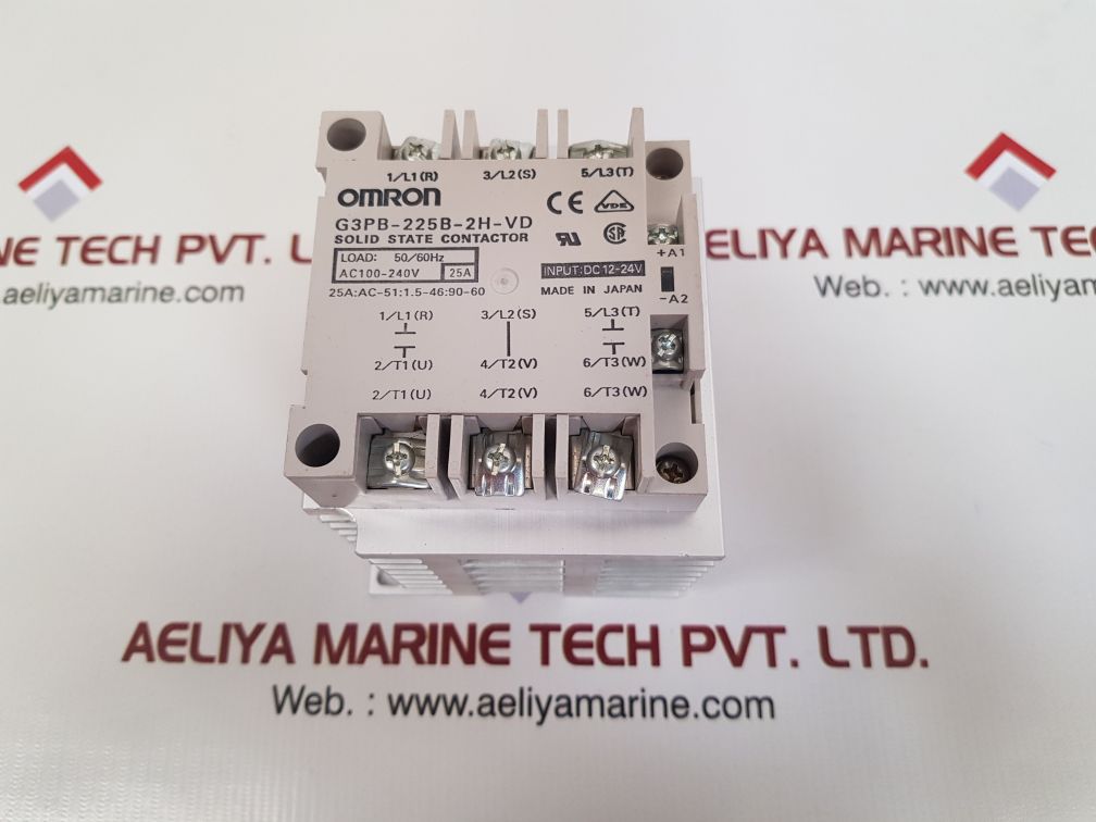 Omron g3pb-225b-2h-vd solid state contactor