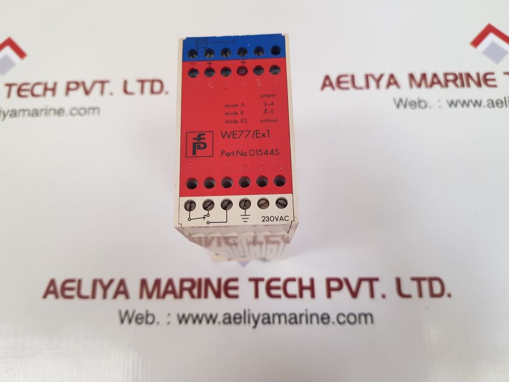 Pepperl+fuchs we77/ex1 isolation amplifier switch 01544s