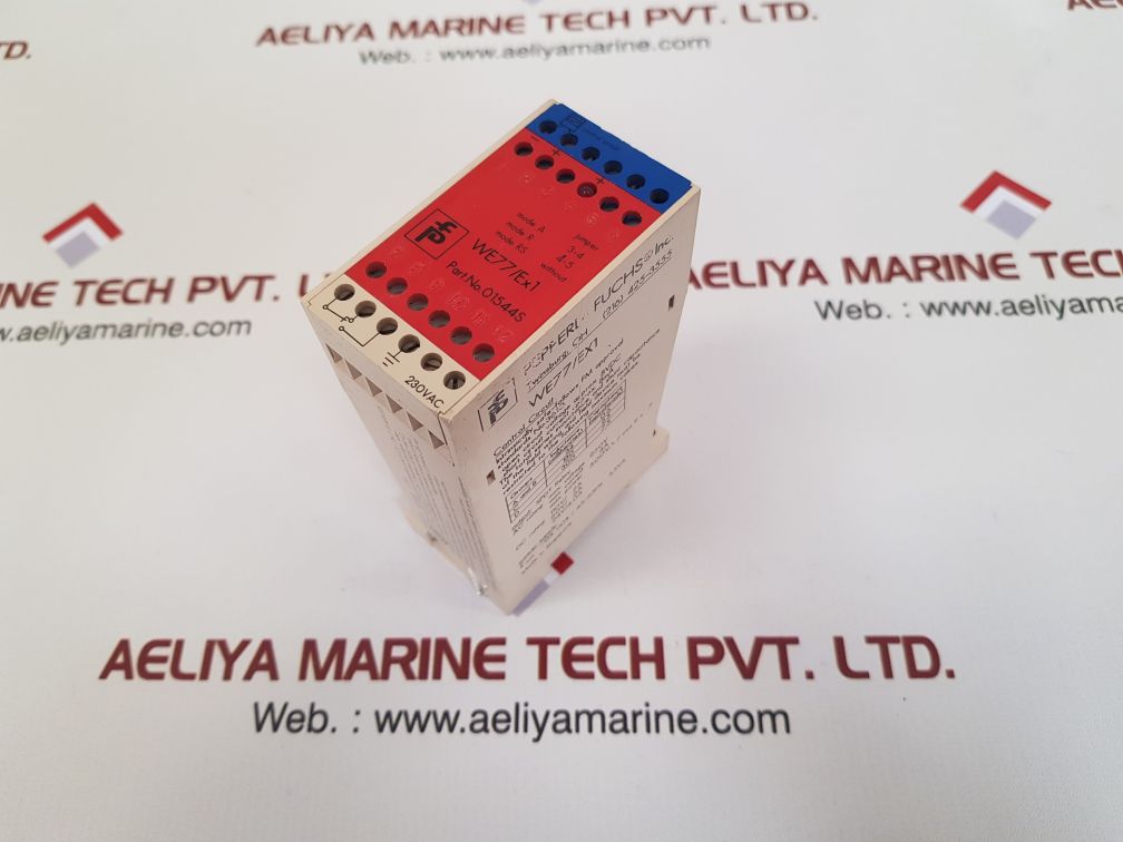 Pepperl+fuchs we77/ex1 isolation amplifier switch 01544s