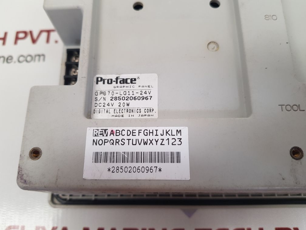 Pro-face gp870-lg11-24v/gps70-lg11-24v graphic touch screen panel