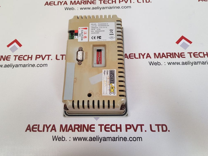 Hitech pws6300s-s hmi touch screen panel version: v14-10-10