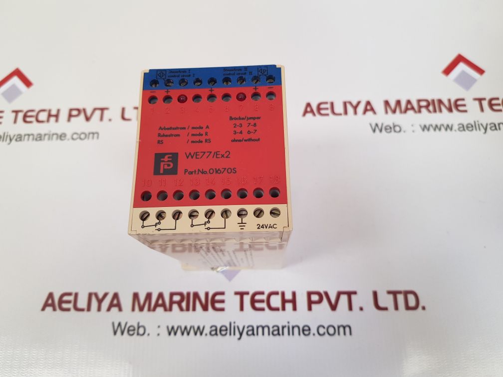 Pepperl+fuchs we77/ex2 isolator switch 