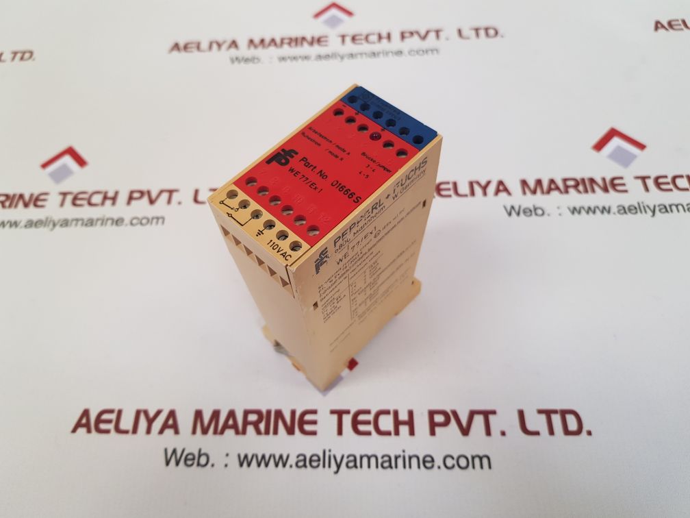 Pepperl+fuchs we77/ex1 isolation amplifier switch 01666s