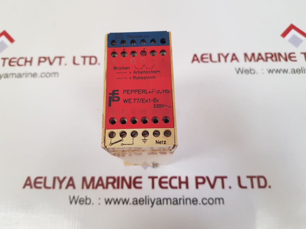 Pepperl+fuchs we77/ex1-bi switching amplifier