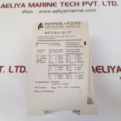 Pepperl+fuchs we77/ex1-2u-ot switching amplifier