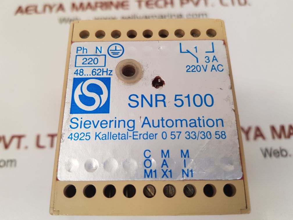 Sievering snr 5100 relay