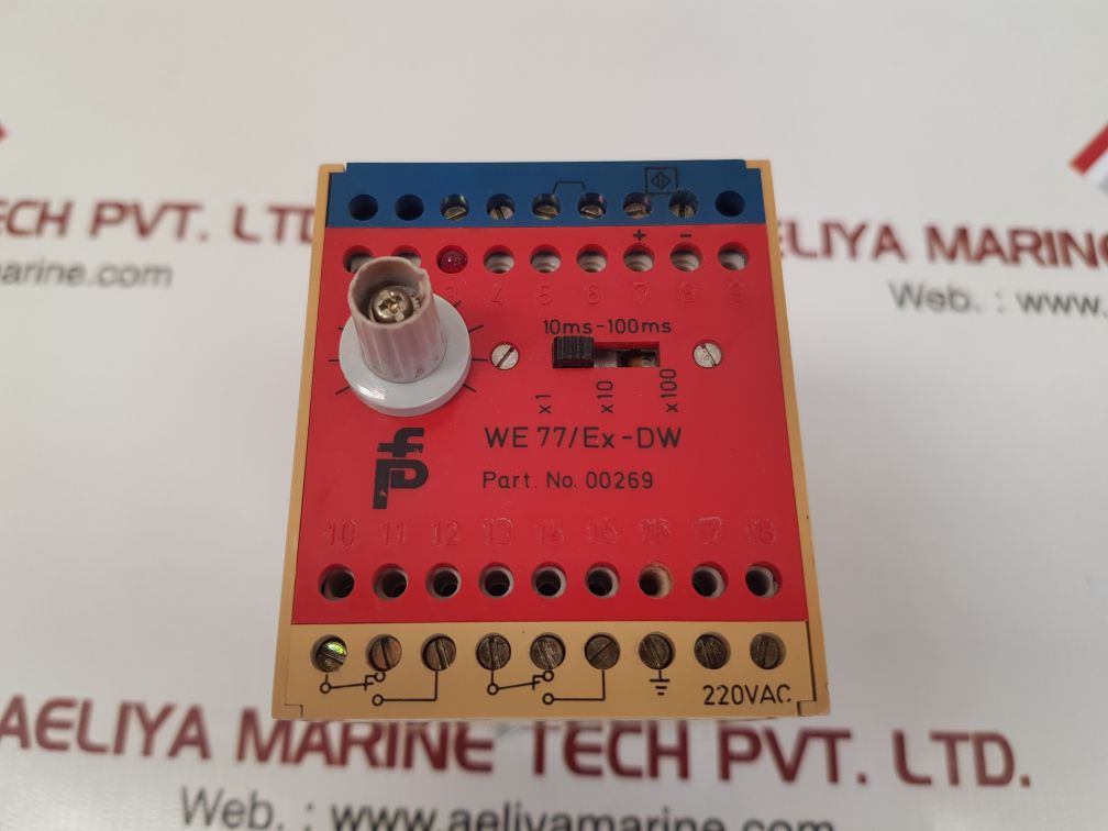 Pepperl+fuchs we77/ex-dw rotation speed monitor 10ms-100ms
