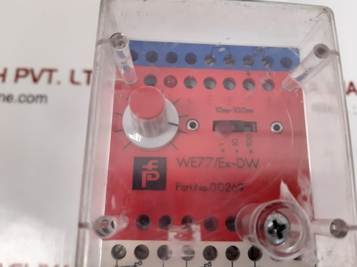 Pepperl+fuchs we77/ex-dw rotation speed monitor 00269