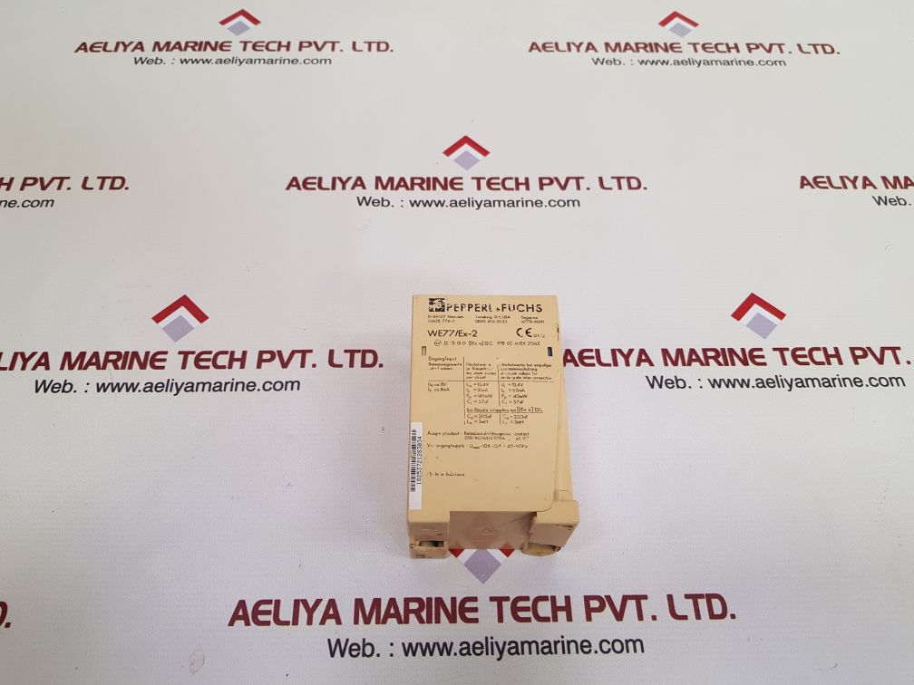 Pepperl+fuchs we77/ex-2 switch amplifier 01543
