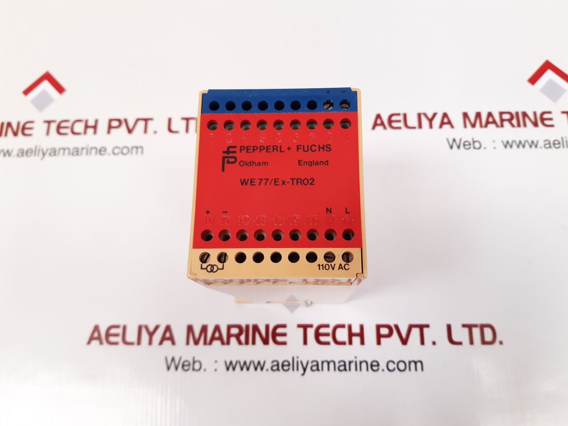 Pepperl+fuchs we77/ex-tr02 isolating amplifier relay