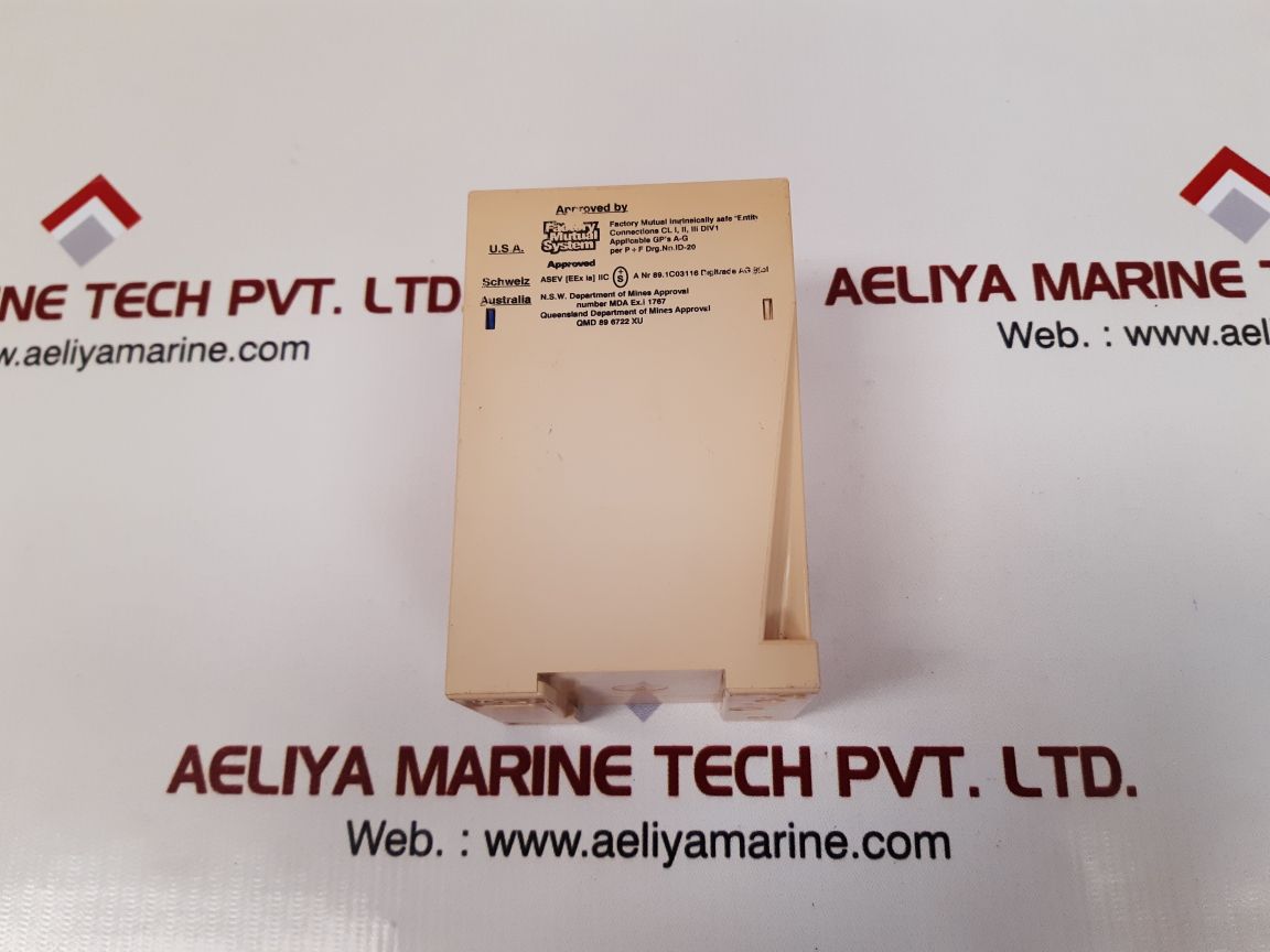 Pepperl+fuchs we77/ex-tr02 isolating amplifier relay