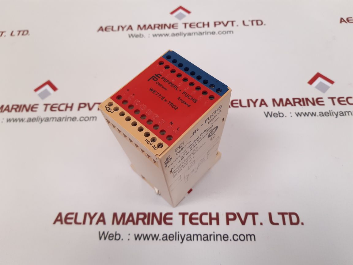 Pepperl+fuchs we77/ex-tr02 isolating amplifier relay