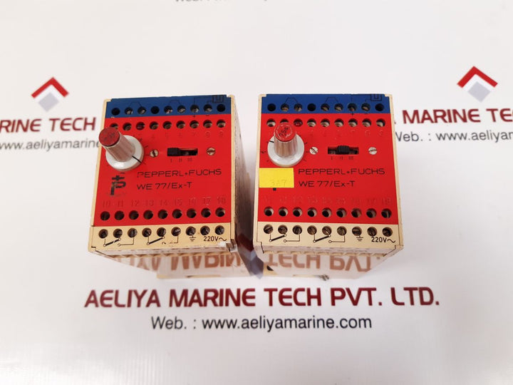 Pepperl+fuchs we77/ex-t safety switch amplifier