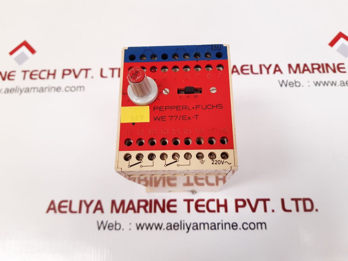 Pepperl+fuchs we77/ex-t safety switch amplifier