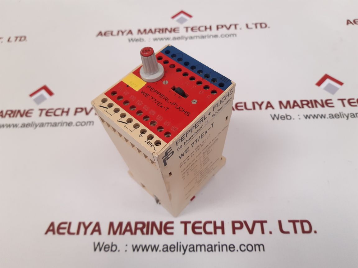 Pepperl+fuchs we77/ex-t safety switch amplifier