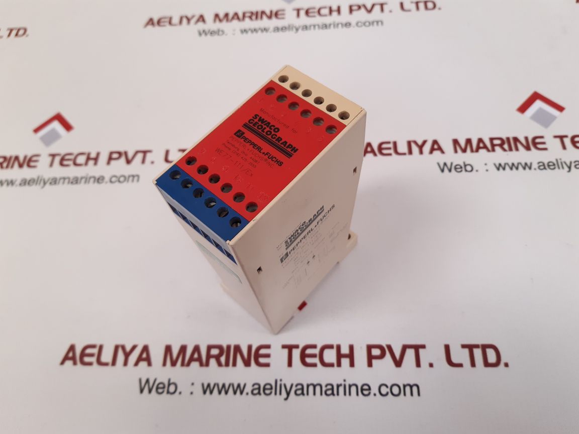 Pepperl+fuchs we77-111/ex switch amplifier 92012