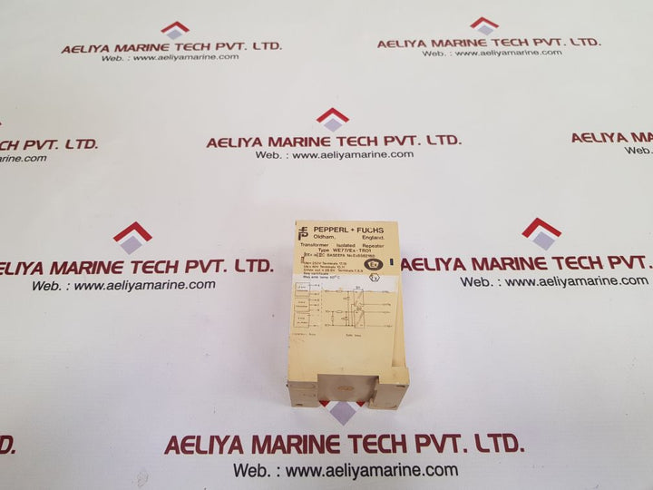 Pepperl+fuchs we77/ex-tr01 transformer isolated repeater