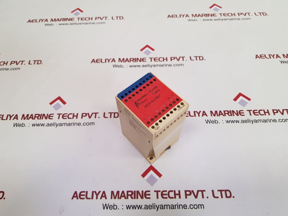 Pepperl+fuchs we77/ex-tr01 transformer isolated repeater